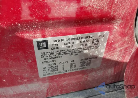 2020 Buick Encore Fwd Preferred from USA, damaged, VIN KL4CJASB2LB001216